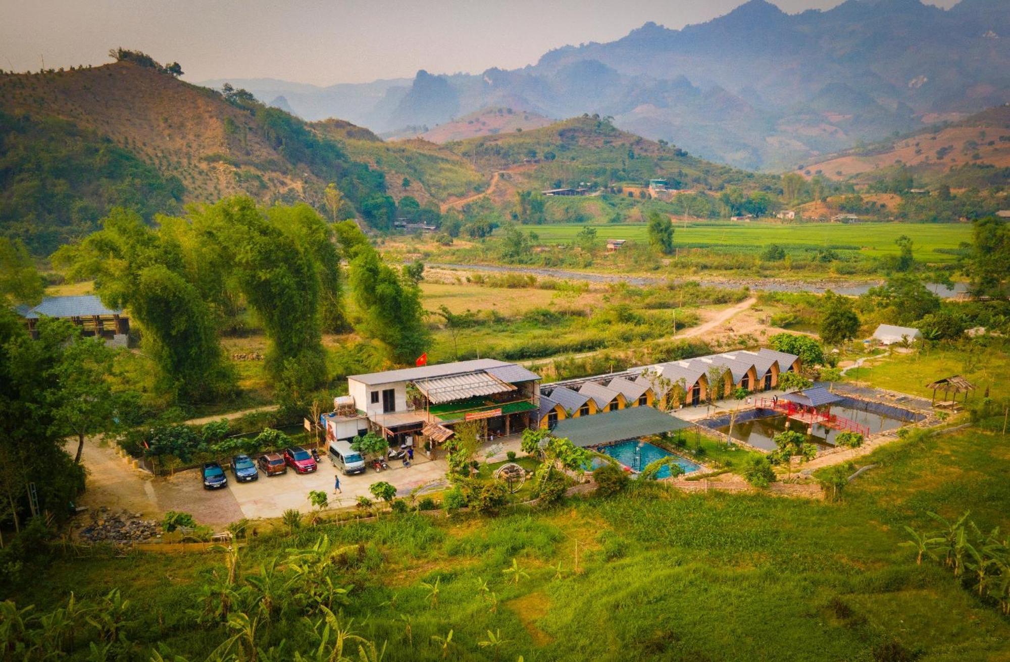 Yen Bai Homestay Suoi Khoang Minh Hang מראה חיצוני תמונה